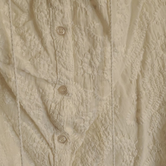 Laffaire Embroidered button tank - Picture 2 of 3